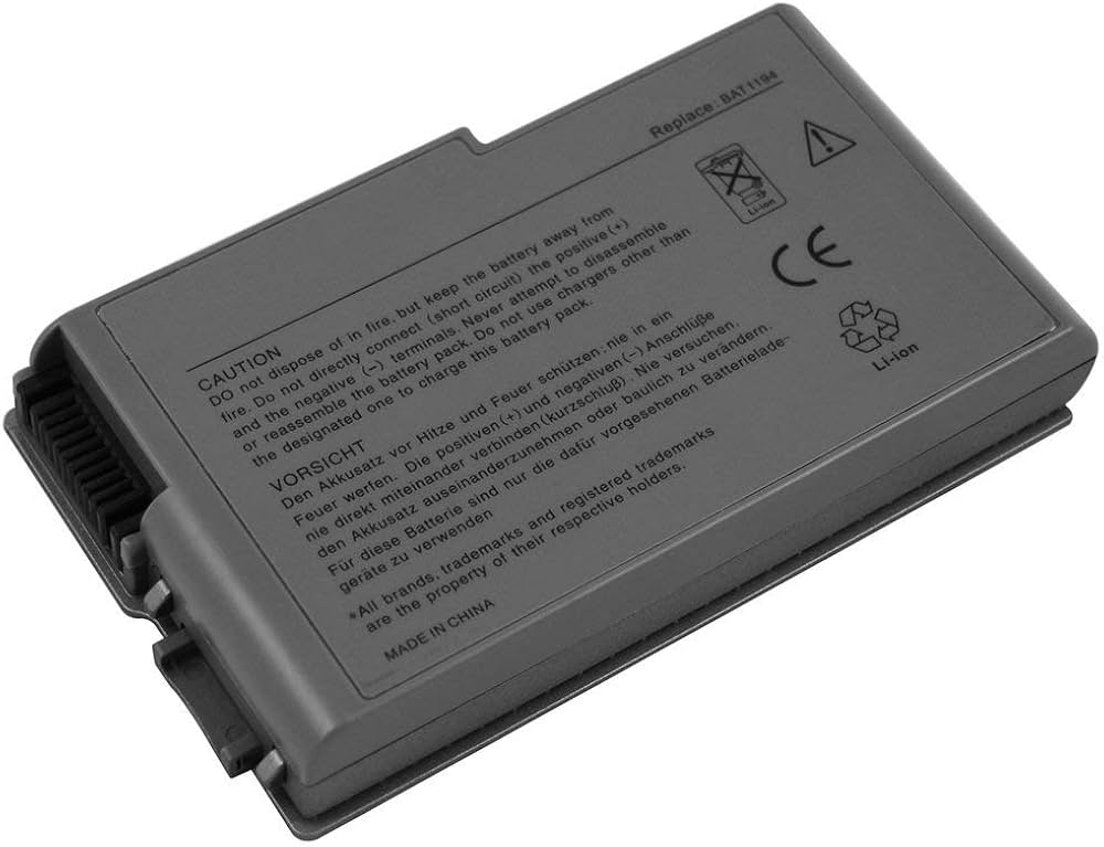 PMBATA0158.jpg Vibrant battery for Dell Latitude D500 D530 D600 D610 Dell Inspiron 500m 600m Dell Precision M20 (P/N: U1544 7Y356 0X217 YD165 J2178 312-0063 310-4482) - Image 1