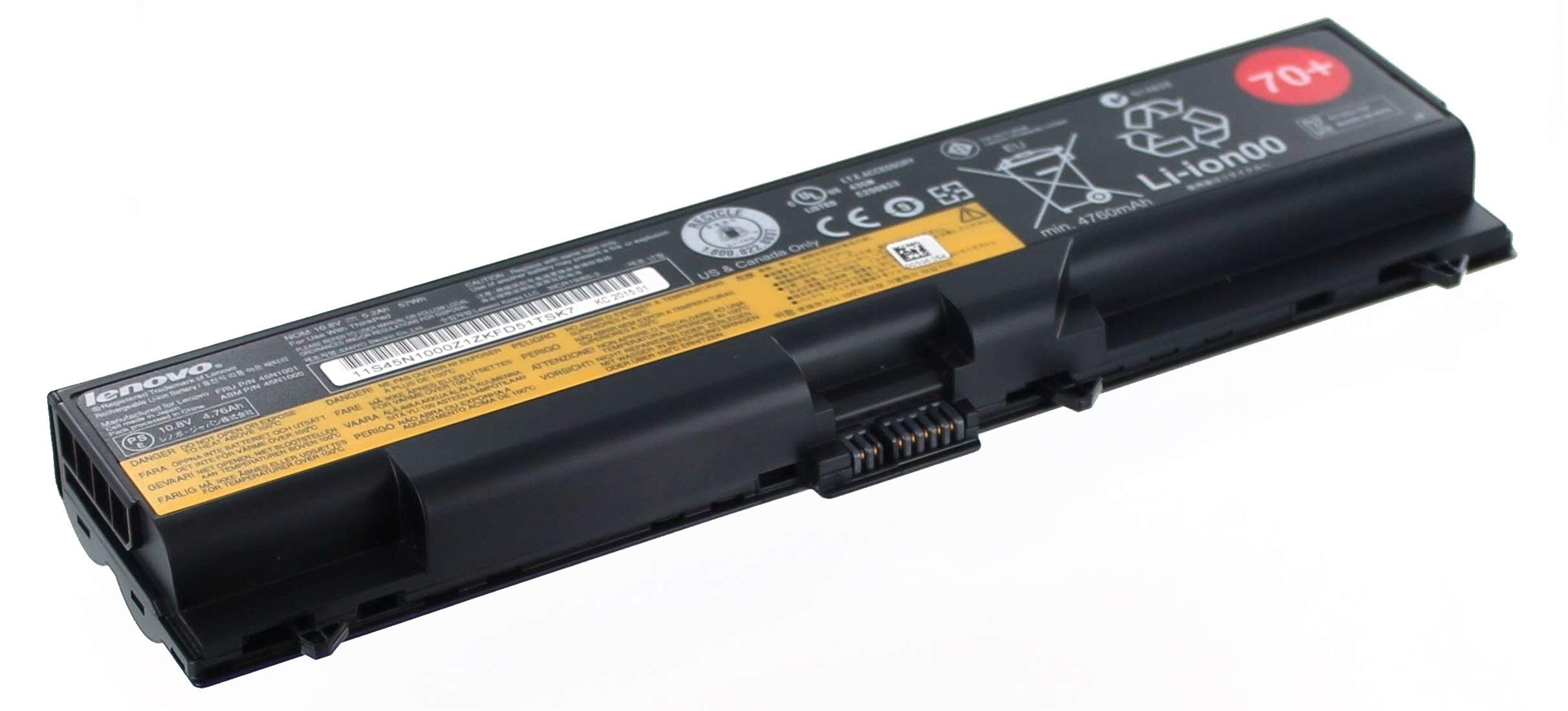 Version 1.0.0 Vibrant battery for Lenovo ThinkPad T430 T530 L430 (P/N: 0A36302 45N1001 45N1003 45N1005 45N1104 45N1105) - Image 1