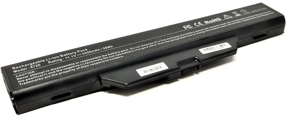 PMBATA0962.jpg Vibrant battery for HP Compaq 6720s 6730s 6735s 6820s 6830s Compaq 550 610 (P/N: HSTNN-IB51) - Image 1
