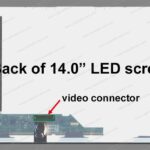 14.0" WXGA LCD Screen - LED Backlight - Glossy Surface - Standard 40-Pin Bottom-Left Connector
