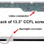13.3" WXGA LCD screen - top-right 20-Pin connector - 1X CCFL back light - glossy surface finish