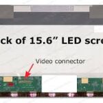 15.6" WXGA++ LCD Screen - LED Backlight - Matte Surface - 40-Pin Bottom-Left Connector