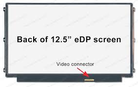 12.5" FHD LCD screen - 30-Pin eDP bottom-right connector - matte surface finish - IPS panel technology - LED back light - slim profile