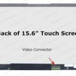15.6" WXGA Screen - 40-Pin eDP Bottom-Right Connector - Built-in Touch Digitizer - Glossy Surface