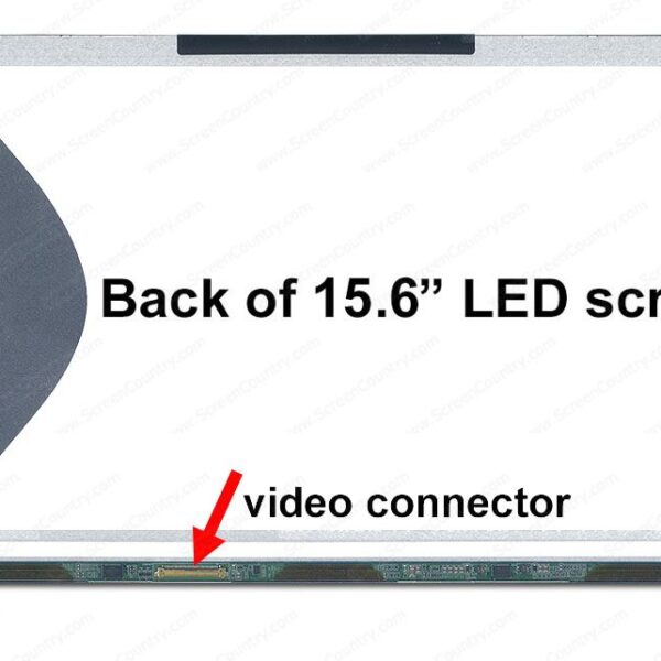 15.6" WXGA LCD Screen - LED Backlight - Matte Surface - Standard 40-Pin Bottom-Left Conector - Slim Profile