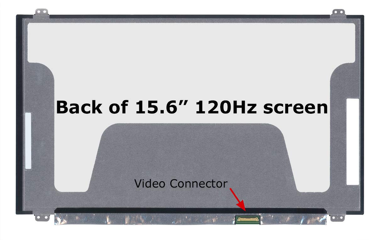 PMSCR0345.jpg 15.6" FHD LCD Screen - 30-Pin eDP Bottom-Right Connector - Matte Surface - 120Hz Refresh Rate - LED Backlight - Image 1
