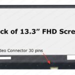 13.3" FHD LCD Screen - IPS - 30-Pin eDP Bottom-Right Connector - Matte Surface