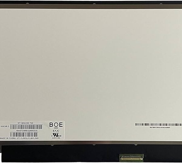 14.0" WXGA LCD Screen - Glossy Surface - with Built-in Touch Digitizer - 40-Pin eDP Bottom-Right Connector