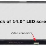 B140HAN03.1 14.0" FHD LCD Screen-Matte Surface - IPS - 30-Pin eDP Bottom-Right Connector - No Mounting Brackets