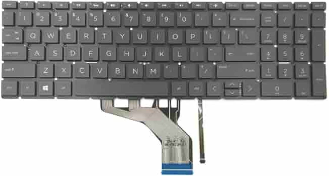 PMKEY0802 HP 250 G7 255 G7 256 G7 17-ca 17-by 15-da Keyboard - Image 1