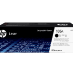 HP 106A Black Original Laser Toner Cartridge (W1106A)