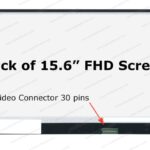 15.6" FHD LCD Screen - LED Backlight - TN Panel - Resolution: 1920X1080 - Glossy Surface - 30-Pin eDP Bottom-Right Connector - Slim Profile)