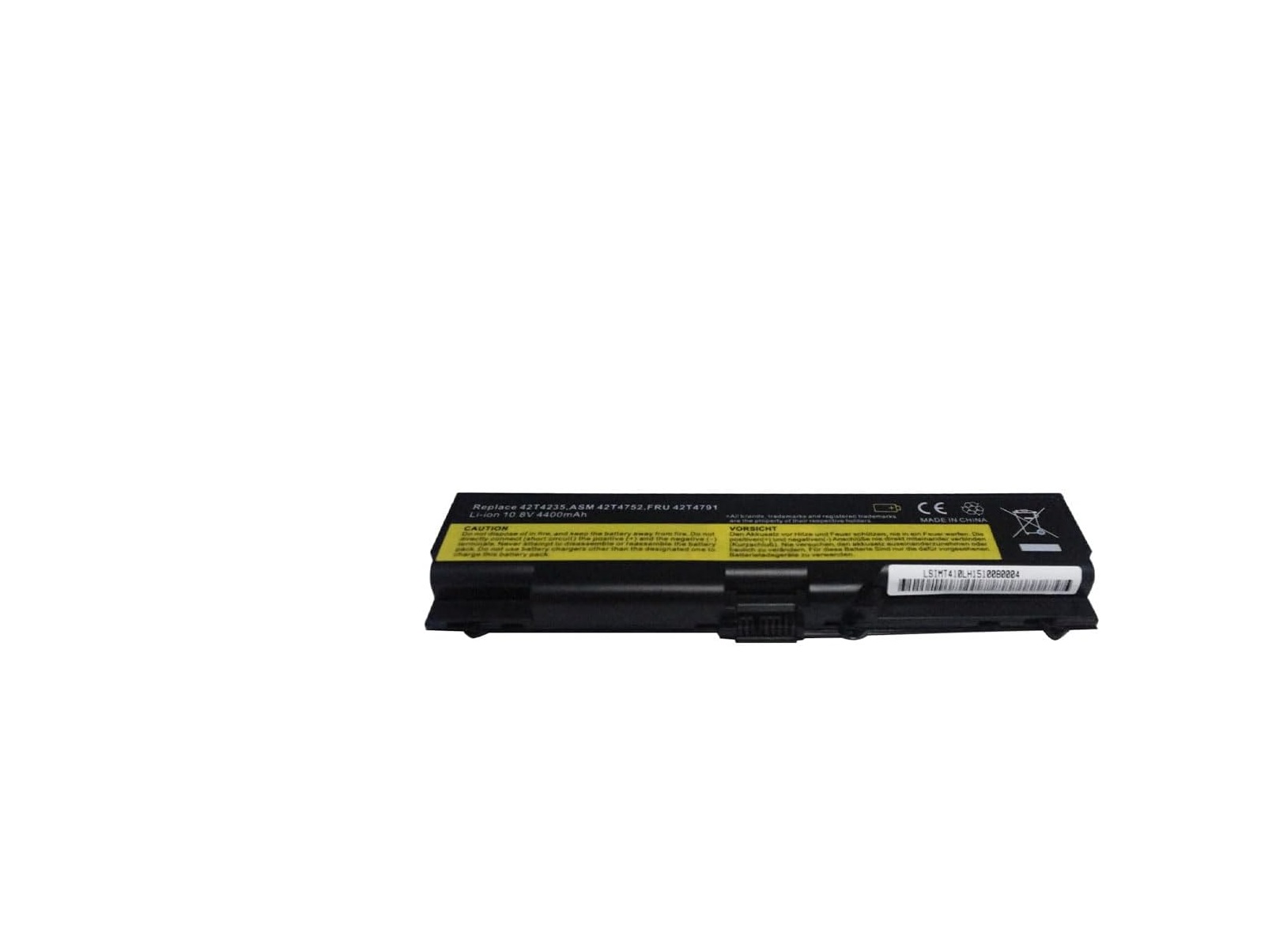 PMBAT0347 Battery for Lenovo ThinkPad E40 E50 E420 E425 E520 E525 SL410 SL510 T410i T420 T510i W510 (P/N: FRU 42T4751, ASM 42T4752 ,FRU 42T4797 ,FRU 42T4817, FRU 42T4819) - Image 1