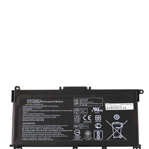 Battery for HP Pavilion 14-bf115TX 15-cc720TX 15-cd029AX (P/N :TF03XL ,HSTNN-IB7Y ,920070-855)