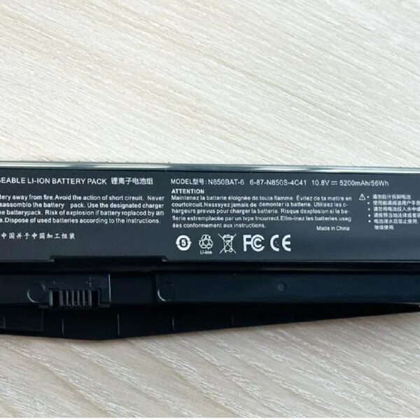 Battery for Gigabyte Sabre 15 Clevo N850HN N850HK (P/N:N850BAT-6 ,6-87-N850S-4U41)