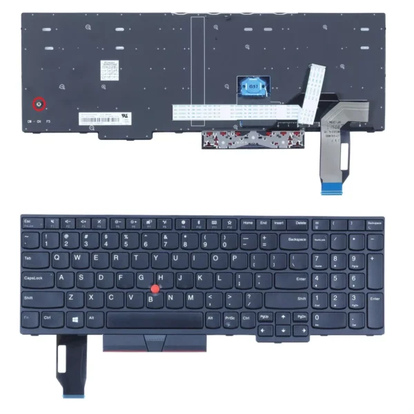 Lenovo ThinkPad L580 L590 E580 E590 T590 Type 20LW 20LX Keyboard (with centre track point)