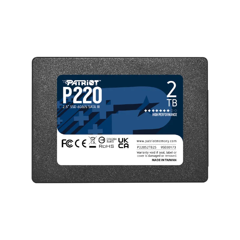 P220S2TB25_wr_01.jpg Patriot P220 2TB 2.5" SSD - Image 1