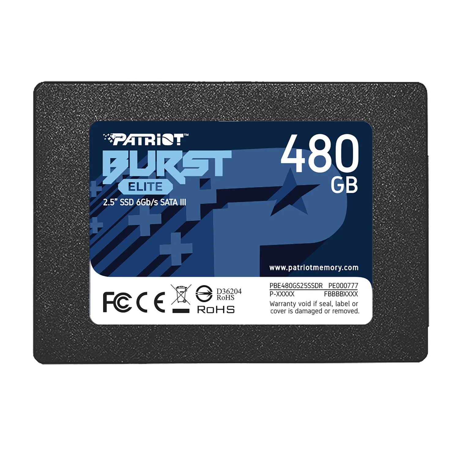 PBE480GS25SSDR_Patriot-Burst-Elite-480GB-2.5-inch-SATA-III-SSD-Black_wr_01-1.jpg Patriot Burst Elite 480GB 2.5" SATA III SSD - Image 1