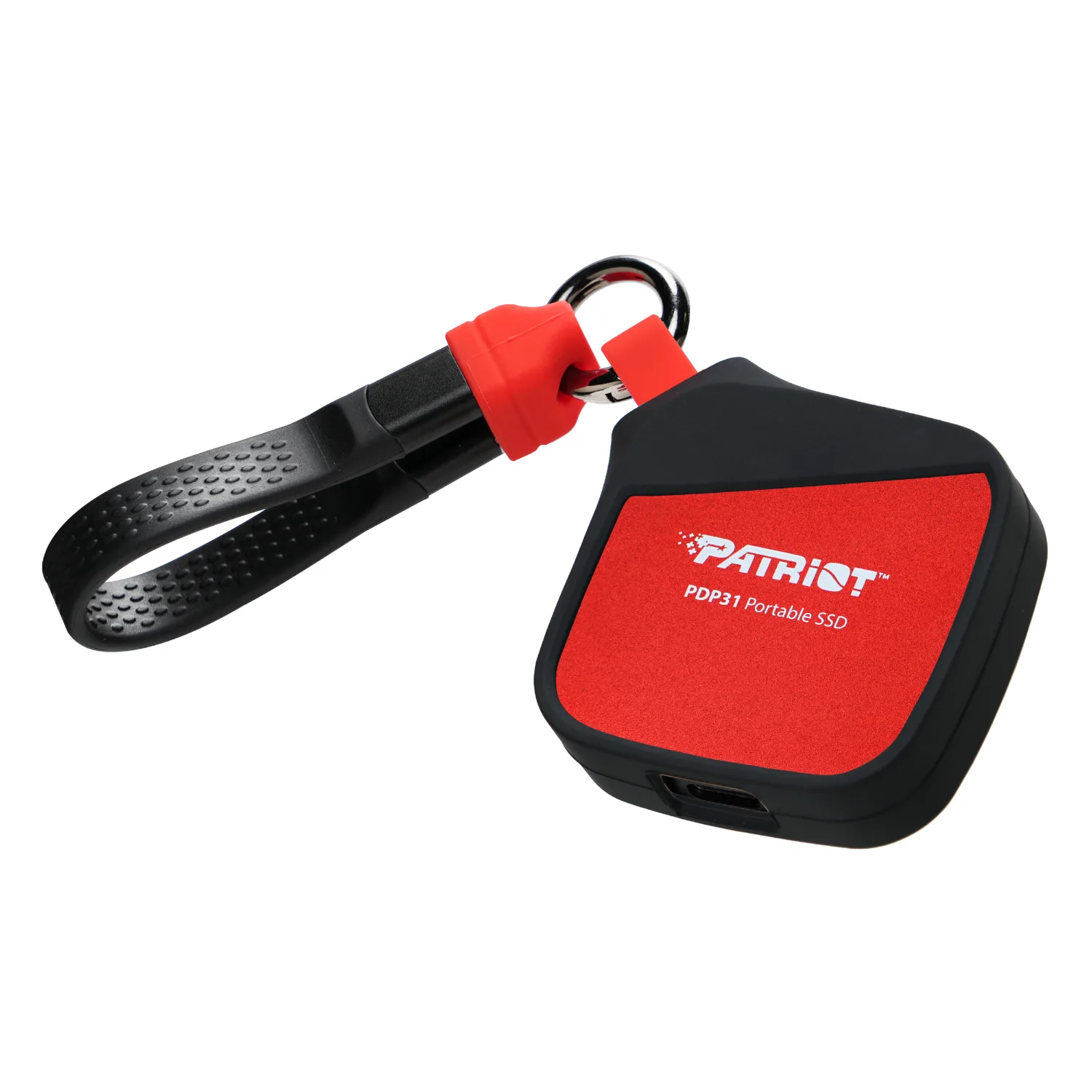 PDP312TB23UCK_Patriot-PDP31-2TB-Type-C-Portable-SSD-Red-Black_wr_03.jpg Patriot PDP31 2TB Type-C Portable SSD - Red / Black - Image 1