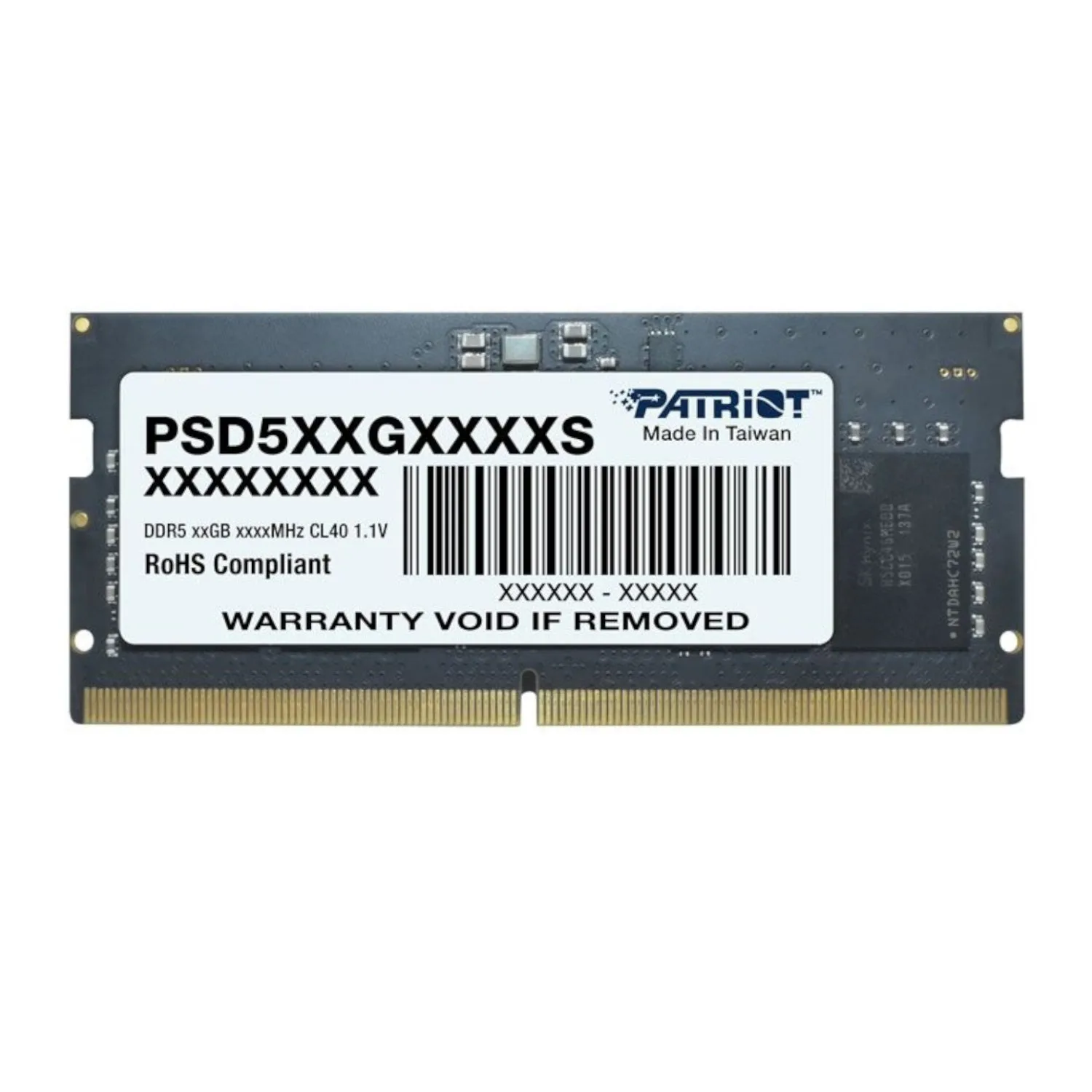 PSD516G560081S_Patriot-Signature-Line-16GB-5600MHz-DDR5-SODIMM-Notebook-Memory_wr_01.jpg Patriot Signature Line 16GB 5600MHz DDR5 SODIMM Notebook Memory - Image 1